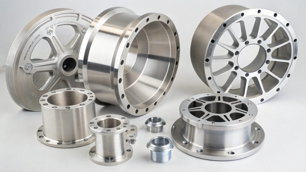 alt with keywords: a high-performance application like an aircraft structural component made from high-strength 7xxx series aluminum